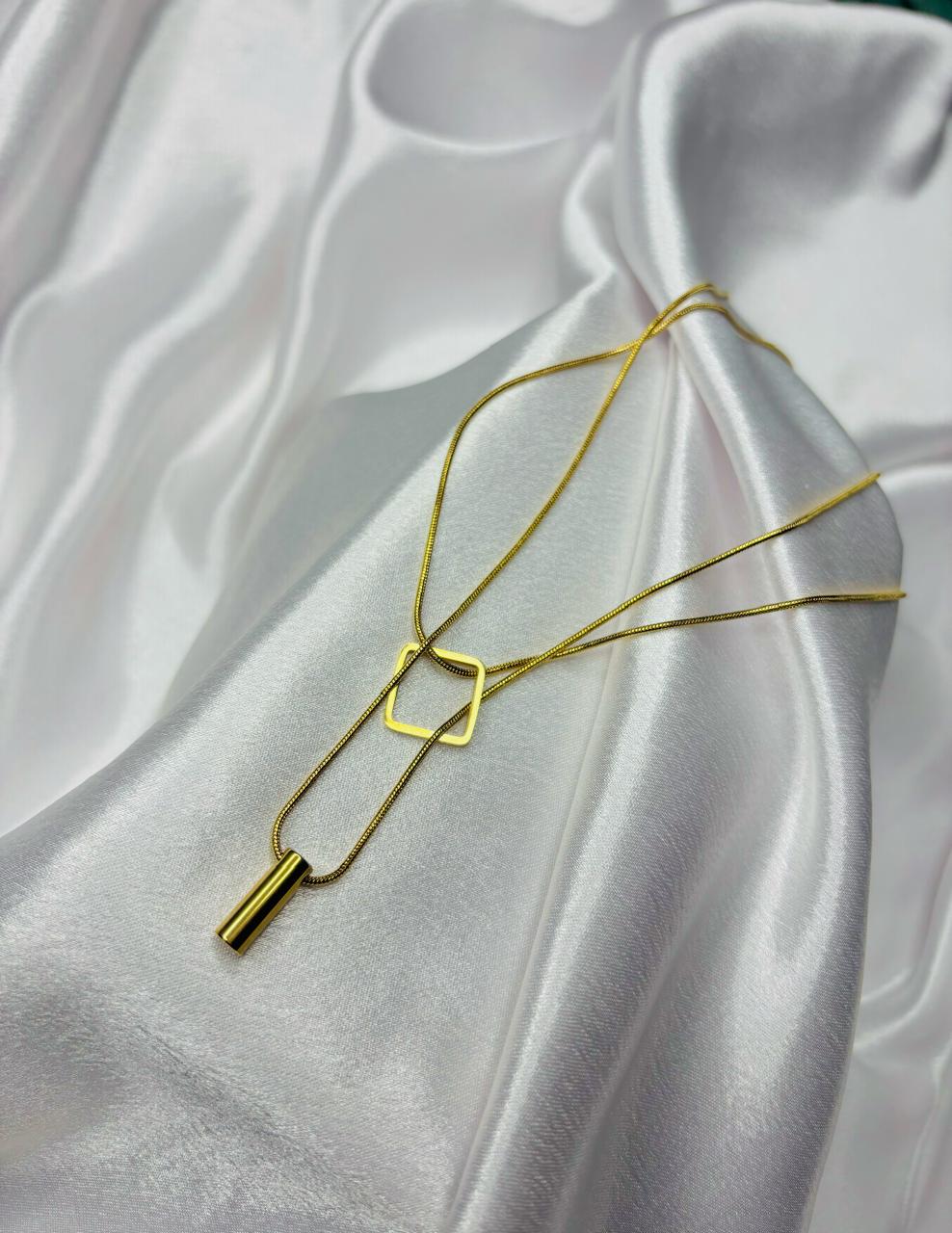 Geometric Pendant Necklace