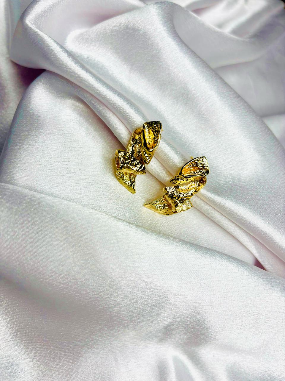 Golden Twist Earrings