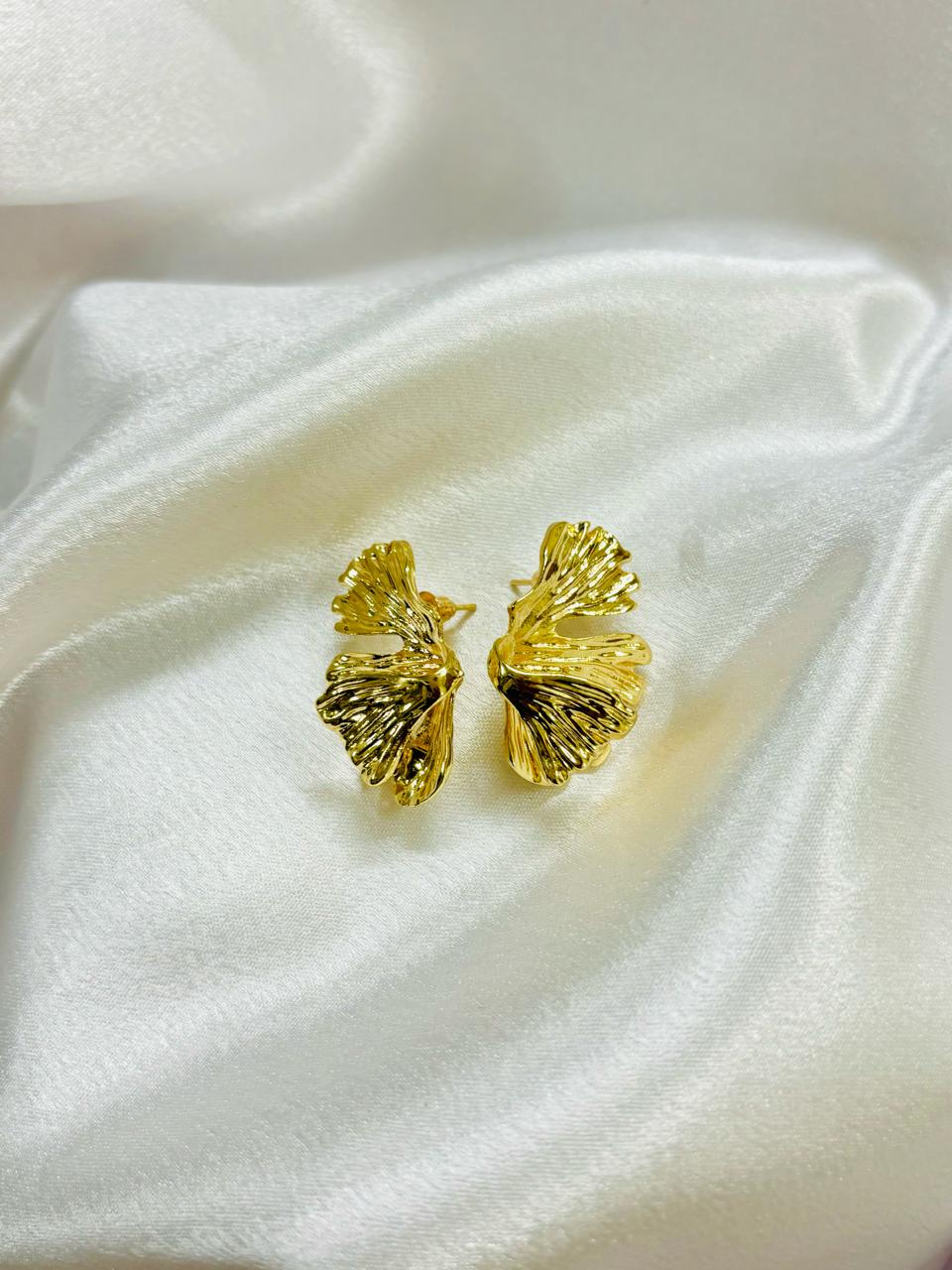 Golden Wave Earrings