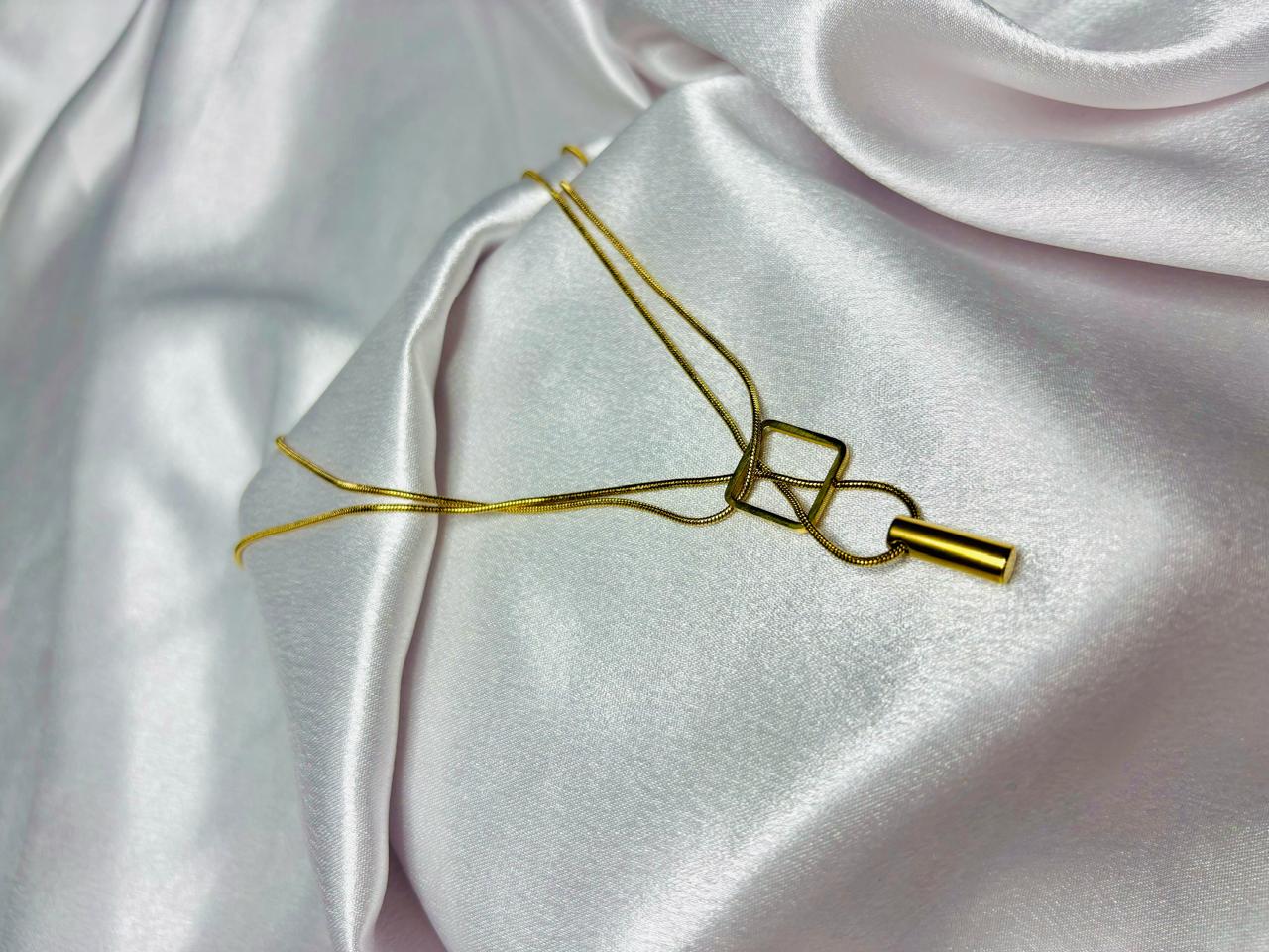 Geometric Pendant Necklace