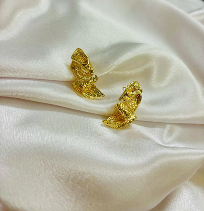 Golden Twist Earrings