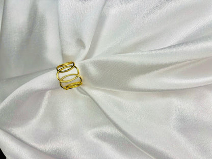 Golden Loop Ring