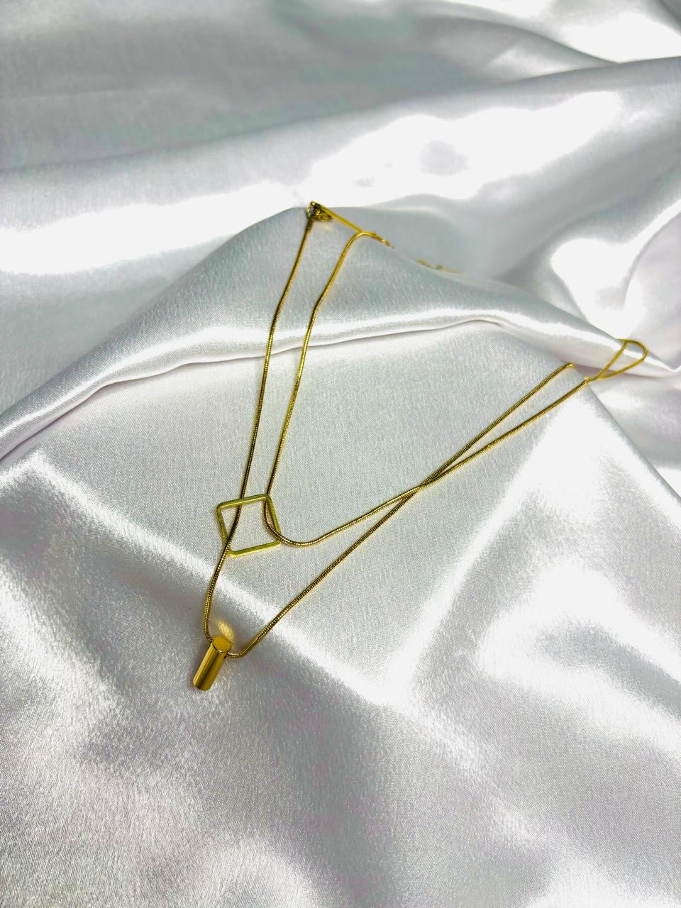 Geometric Pendant Necklace