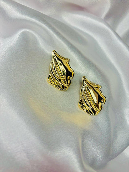 Golden Leaf Earrings