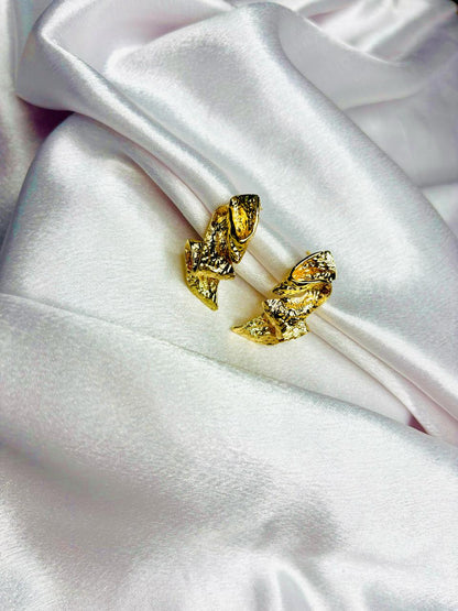 Golden Twist Earrings