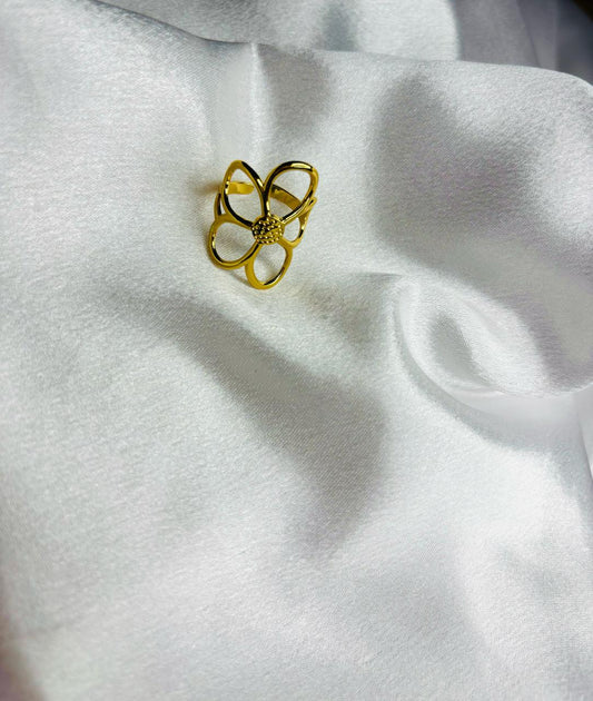 Golden Blossom Ring
