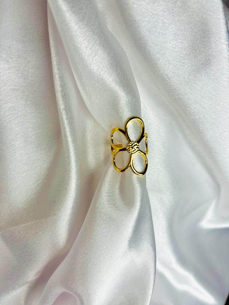 Golden Blossom Ring