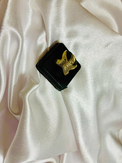 Golden Starfish Ring