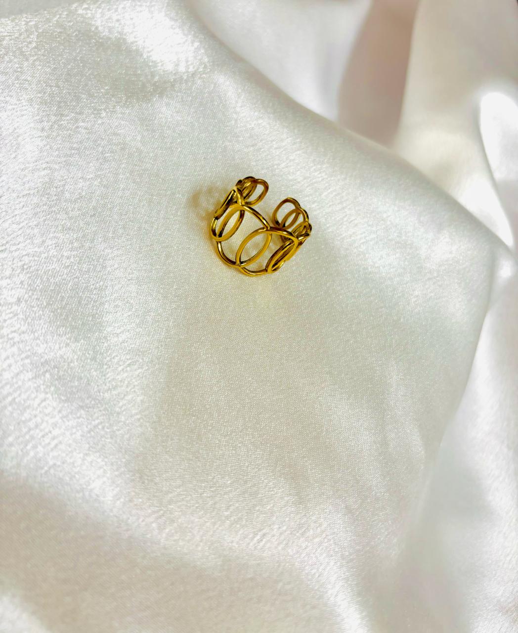 Golden Loop Ring